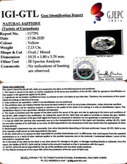 2.36 Ratti Natural Ceylonese Pukhraj Stone with Govt Lab Certificate-(16650)